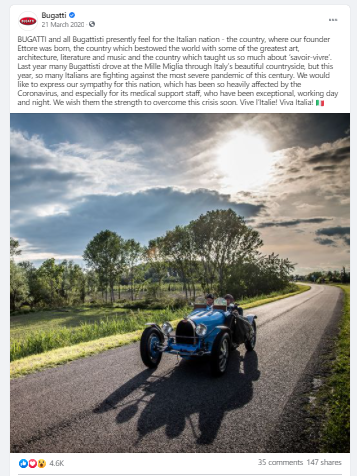 Buggatti - SMM Campaign